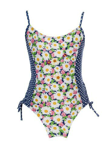 Girls' Daisy Floral Swimsuit