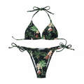 Dark Tropical Bikini – Lookbook Flat Lay